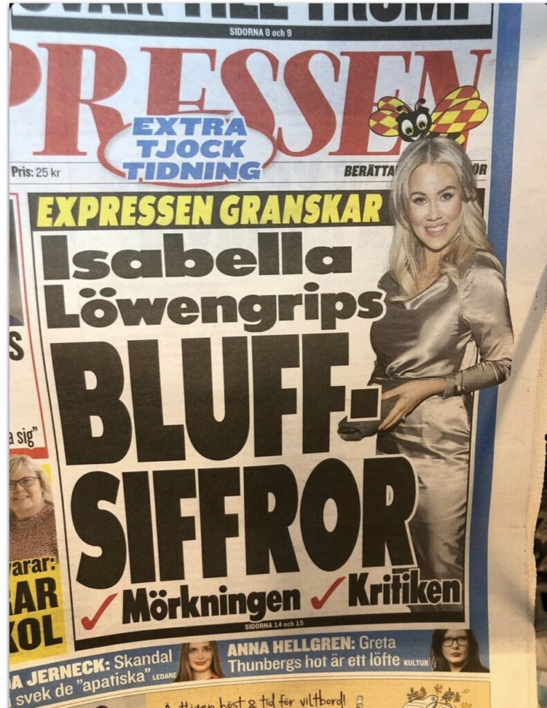 Blondinbella och löpsedeln.. | I HUVUDET PÅ EVA P